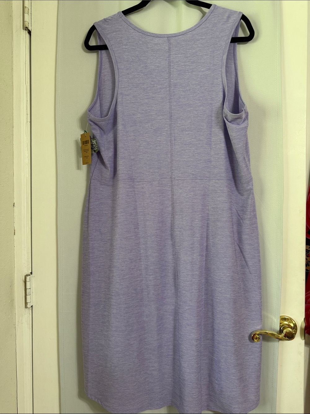Duluth Trading Co Lavender Sleeveless Midi Dress - Picture 3 of 3